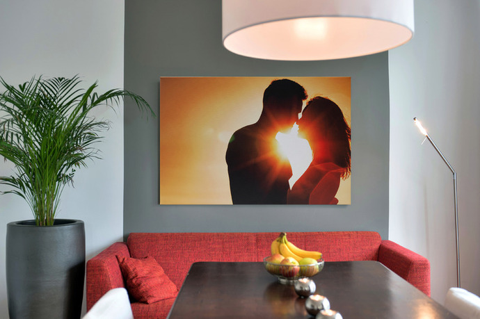 Foto op canvas wanddecoratie woonkamer
